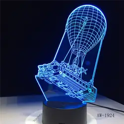 Fortnit битва шины 3D свет ламы Night Lights сенсорный светодиодный лава лампа Illusion освещения для подарок для фанатов игры Прямая доставка AW-1924
