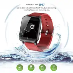 ALLOYSEED Z02 1,3 "Цвет Экран Bluetooth Smart часы браслет монитор сердечного ритма IP67 Водонепроницаемый Фитнес трекер группы браслет