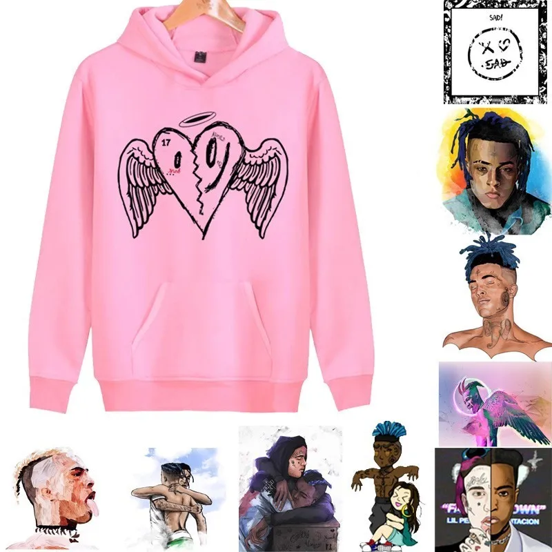 Новое поступление Rip Xxxtentacion толстовка с капюшоном принтом рэпер певец для