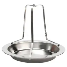 Пивная банка, курица, жаровня для утки, капельная кастрюля, барбекю, гриль, духовка, подставка для плиты, держатель 5,5x6,3 дюймов