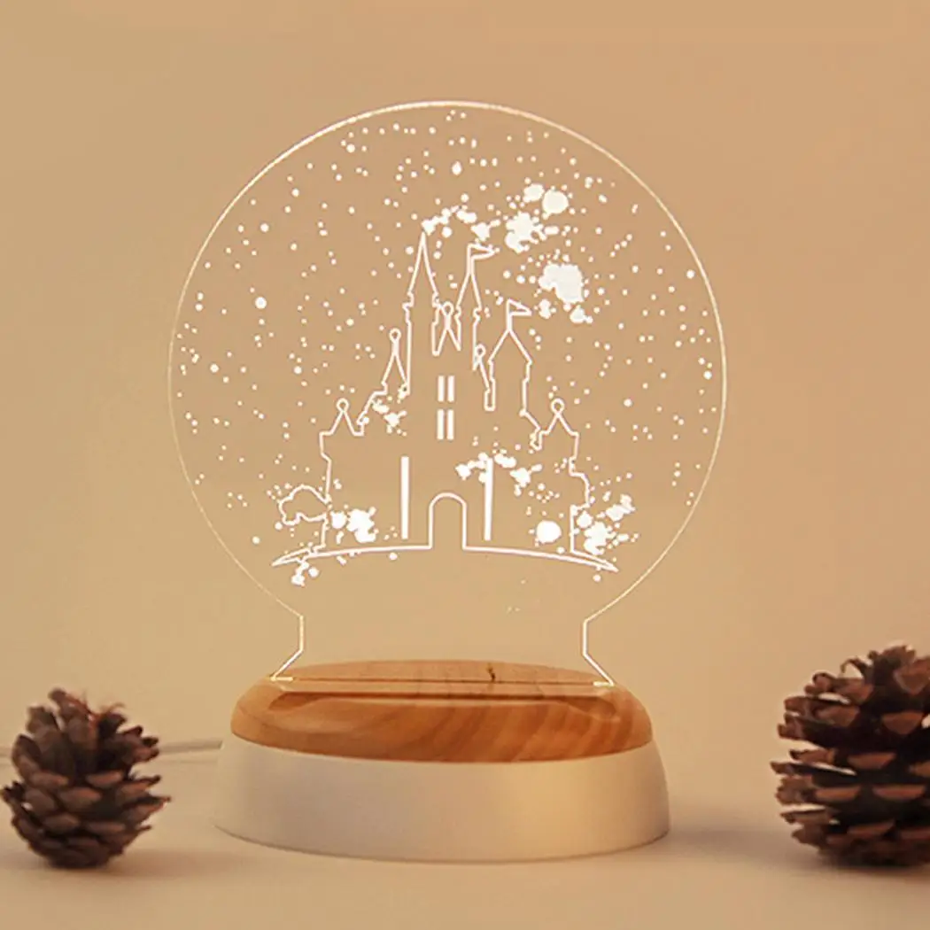 

Creative 3D Bedside Lamp USB Charging Light, Holder, Aromatherapy 5V1A Mobile Phone Bracket Night Light light