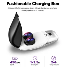 Портативный мини наушники-вкладыши TWS с наушники E8 IPX5 Водонепроницаемый Беспроводной Bluetooth V5.0 наушники на открытом воздухе спортивная гарнитура w/450 мАч зарядным устройством