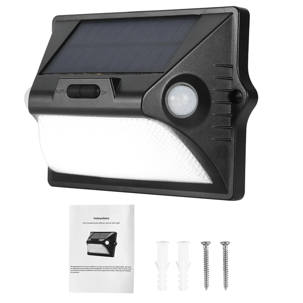 

LED Solar Wall Light 2.6H High Bright/32H Power Saving Light Energy With Infrared Human Body Induction Outdoor Colorful Light