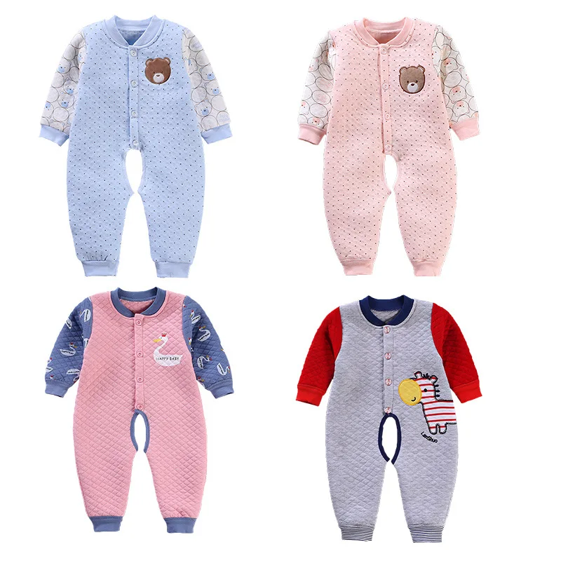 Isa Kids 0-12 M комбинезон для новорожденного костюм новорожденный Девочки Мальчик комбинезон хлопок унисекс комбинезон комбинезоны теплая