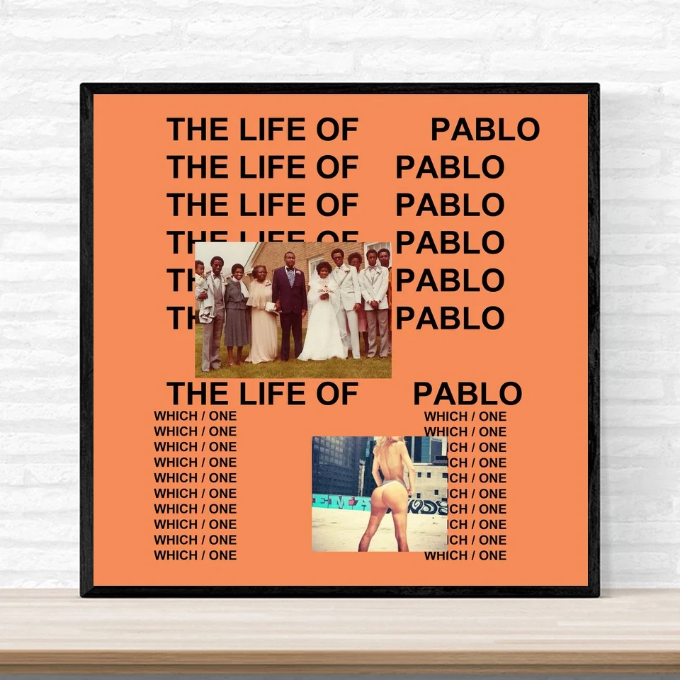 Купить Kanye West The Life of Pablo музыкальный альбом афиши фильмов Печать...