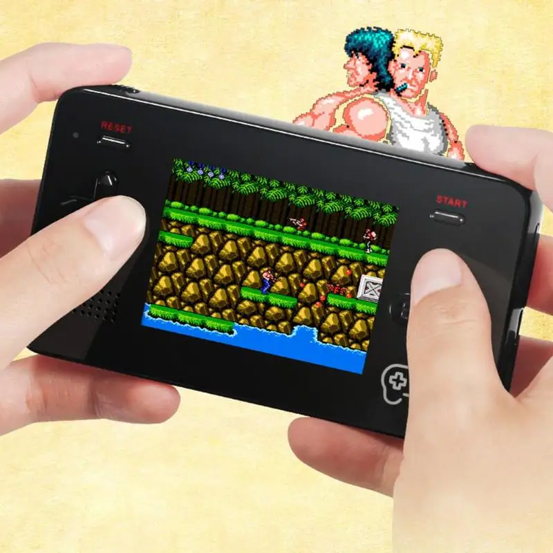 ALLOYSEED 2 4 &quotLCD ретро портативный игровой плеер 8 бит видео игровая консоль