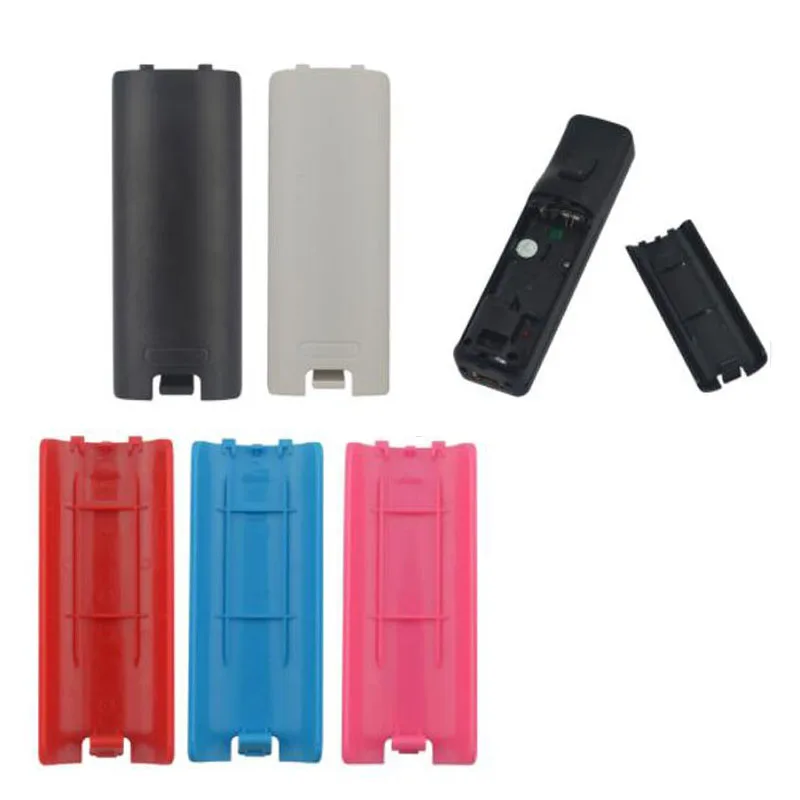 

1Pcs ABS Battery Lid Door Pack Shell Cover Case Replacement Repair Part for Nintend Wii Remote Right Hand Controller Accessory