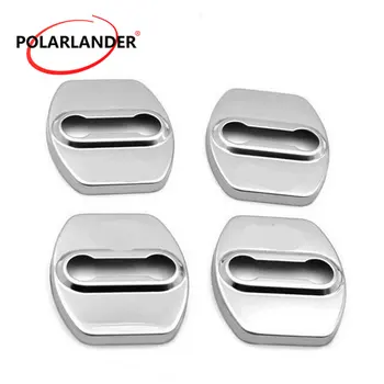 

Car-Styling for Kia Carens K4 K5 KX3 KX5 Door lock waterproof rust Cover Case stainless steel 4pcs