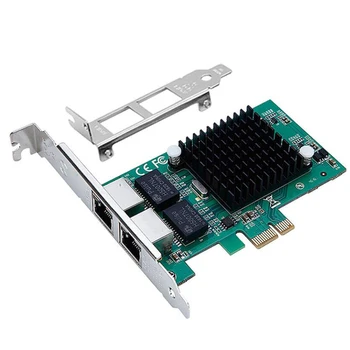 

82575EB Intel82575 Server Desktop Chipset Gigabit PCI-Express Network Card 1000Mbps PCI-E X1 PCIE Double RJ45 Port NIC Adapter
