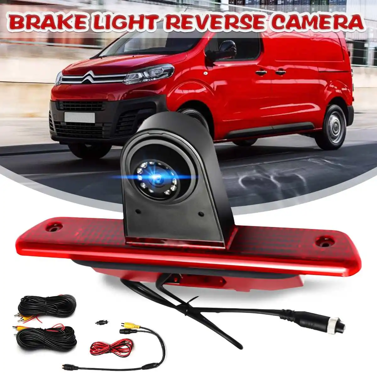 

170° Reversing Backup Rear View Brake Light Camera For Peugeot Expert for Citroen Space Tourer for Toyota ProAce 2007-2016