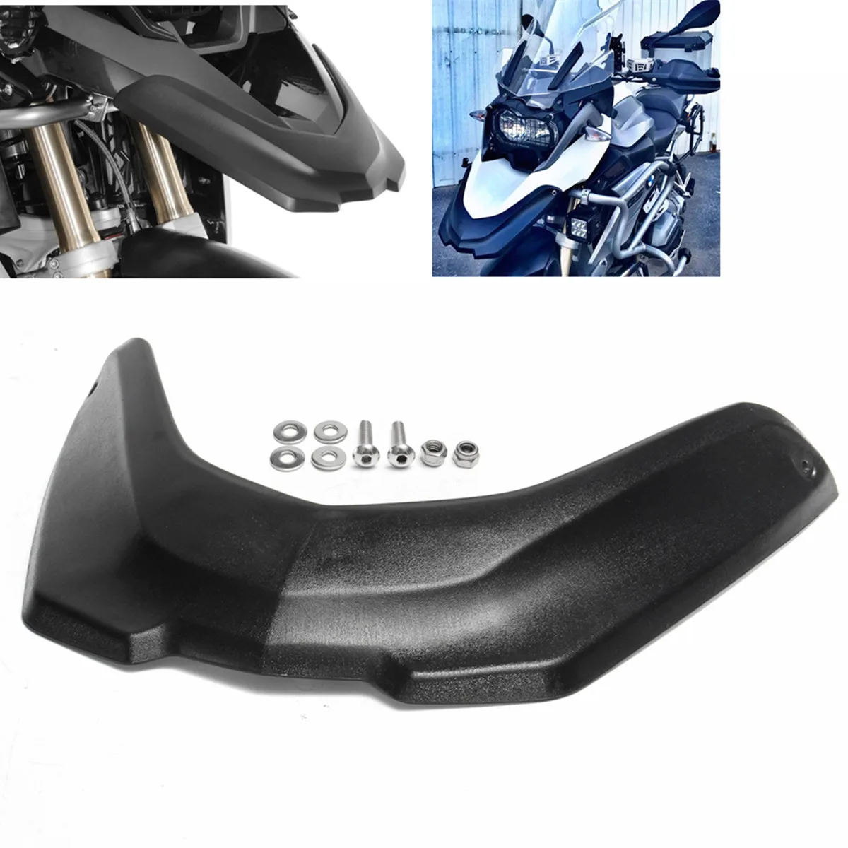1x мотоциклетные спереди для Fender Крыло грязи клюв Расширение Extender колеса крышка капота для BMW R1200GS LC 2013-2016