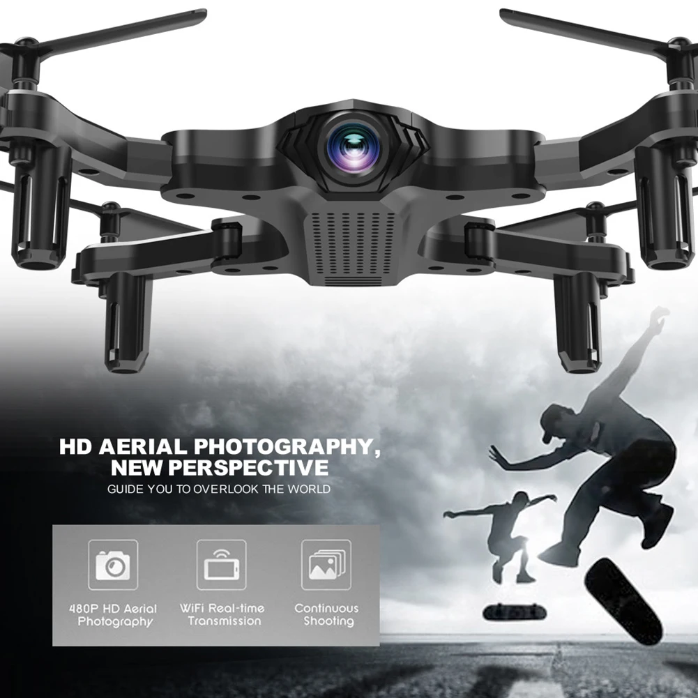 

FQ31 Led Indoor Outdoor Foldable Mini One Key Return 3D Flips Headless Mode Drone Quadcopter Portable RC