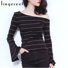 Новые футболки с длинными рукавами для саморазвития, футболки для женщин, модный топ в полоску