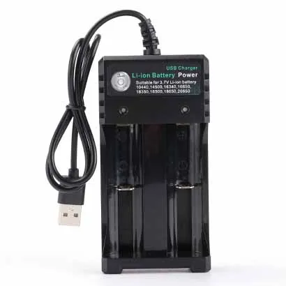 

Portable 3.7V 18650 Charger Li-ion battery USB charging electronic cigarette 18350 16340 14500 rechargeable battery charger