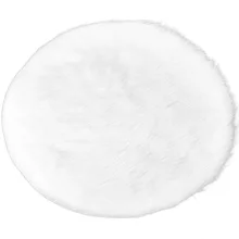 IALJ Топ Делюкс мягкий современный полиэстер мохнатые коврики детей коврик игровой для жизни и Спальня круглый диван 3Ft, белый