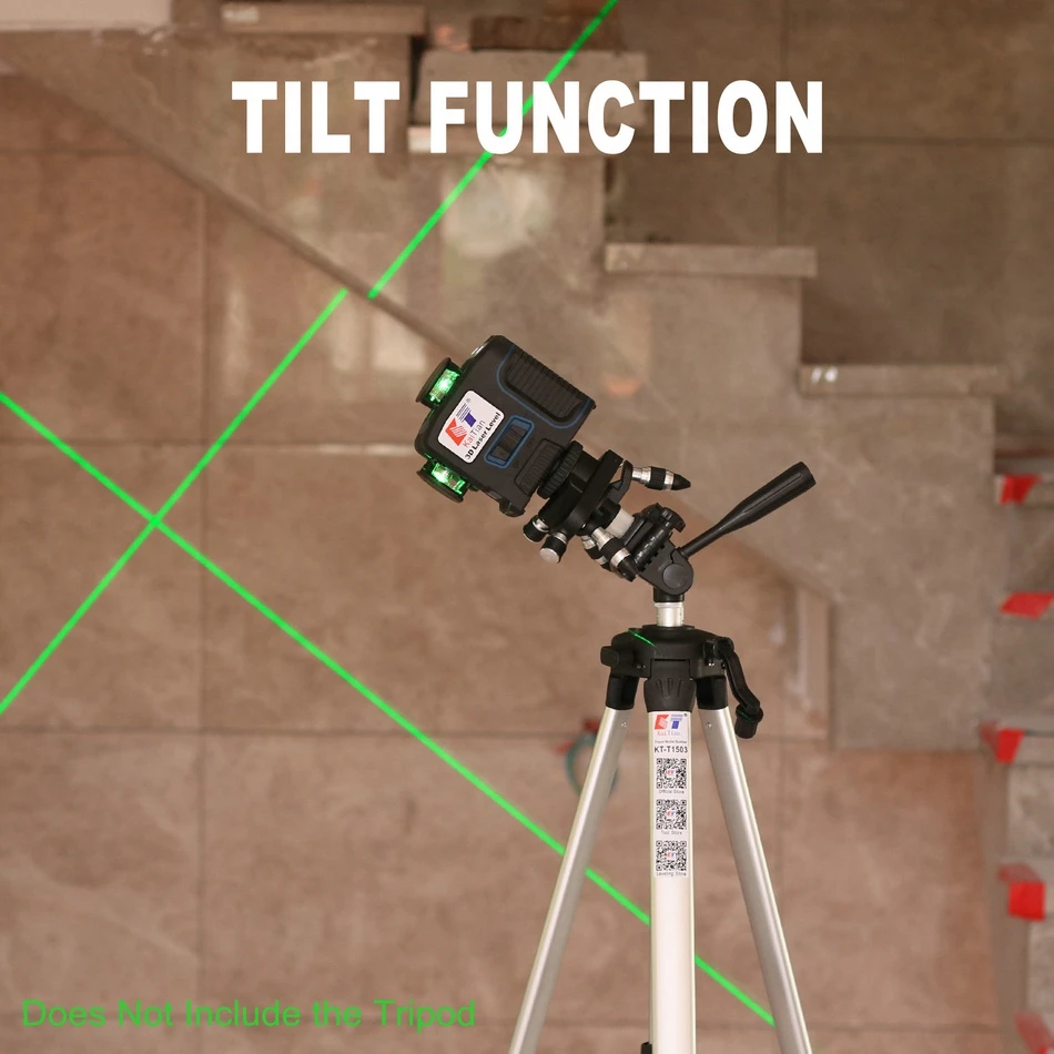 Günstig KaiTian 12 Linien 3D Laser Ebene Selbst Nivellierung Horizontale 360 Rotary Vertikale Kreuz Super Leistungsstarke Grün Laser Strahl Linie leve Werkzeug