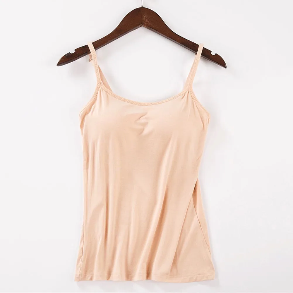 sport camisole with shelf bra