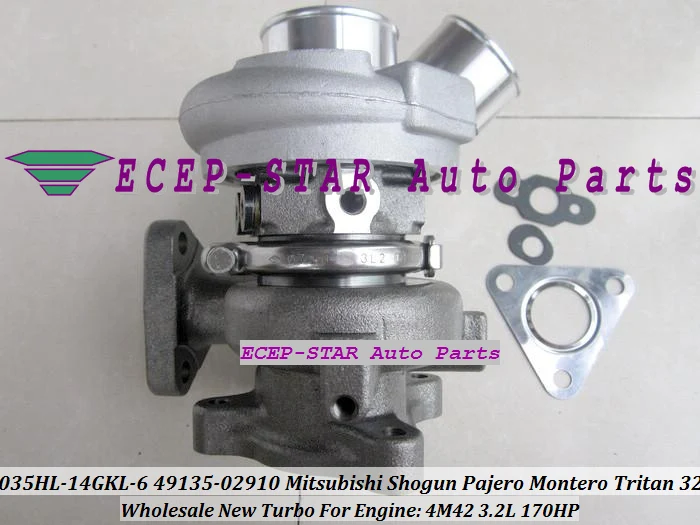 TF035HL-14GK2-6 TF035 49135-02910 Turbo Turbine Turbocharger For Mitsubishi SHOGUN PAJERO MONTERO 3.2L 4M42 TRITAN 3200 170HP (3)