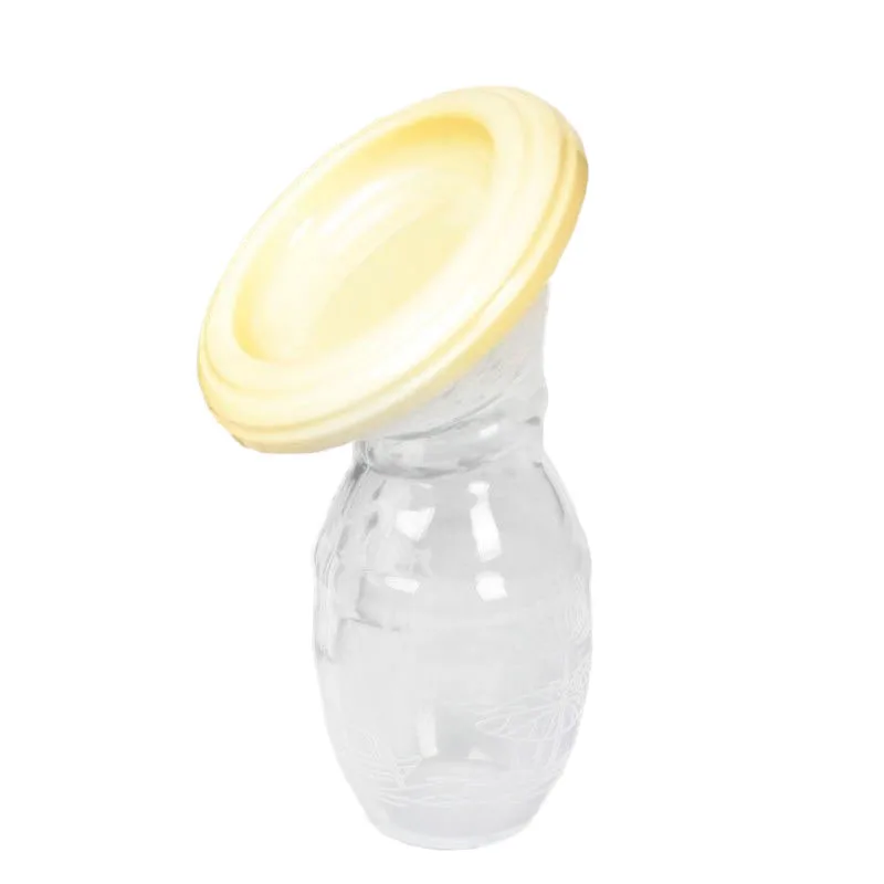 

Transparent Silicone Breast Pump Breastpump Manual milk collector