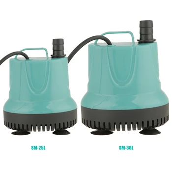 

Plastic 2000L/H Fish Aquarium Water Submersible Pump Blue With EU Plug SM-25L Tool Professional