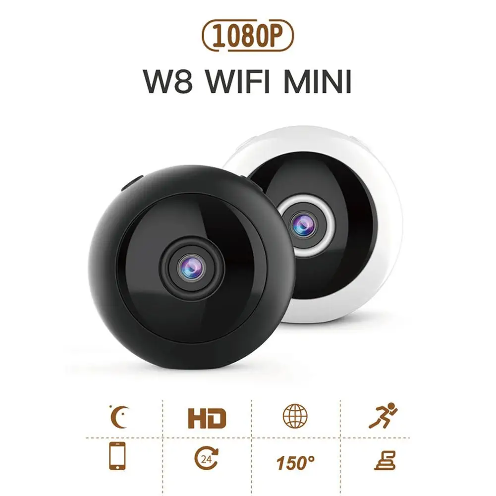 

W8 Mini Camera Wifi 1080P Remote Wireless HD 1080P DV Recorder Motion Sensor Night Vision CAM Sports DV Camcorder Recorder