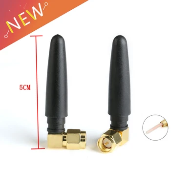 

2.5dBi Gain Wireless Radio Antenna Omni 5 CM MHz Radio Antenna SMA Male Right Angle Antenna