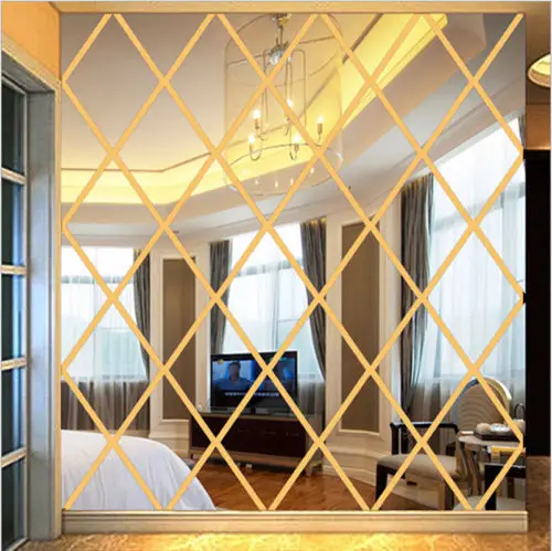 

50*100cm Removable 3D Mirror Acrylic Wall Sticker DIY Art Vinyl Decal Home Decor