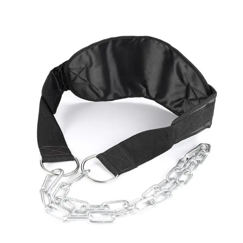 Weight Lifting Belt With Chain gym equipment Dip Belt Body Building Waist Strength Training Power Building Pull Up Belt