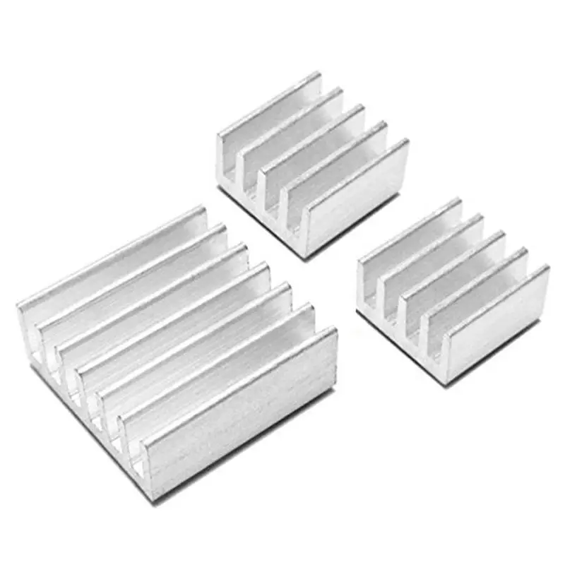 

3PCS/set Aluminum Heatsink Cooler Adhesive Kit for Cooling Raspberry Pi