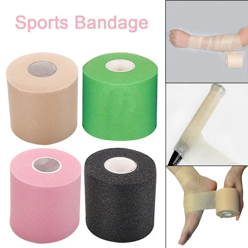 7cm*27.5m Sports Foam Backing Bandage Wrapping Tape Elastic Adhesive