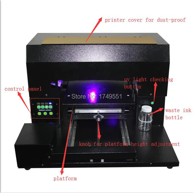 3D A3 UV светодиодный планшетный принтер по хорошей цене