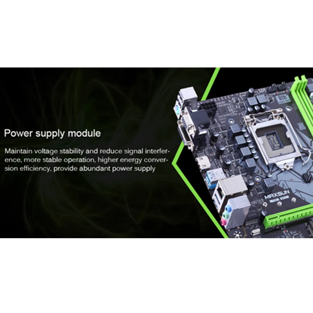 MAXSUN 1151 материнская плата Challenger B360M LGA двухканальная DDR4 2133 МГц память SATS3.1 2 M.2 7 фаз