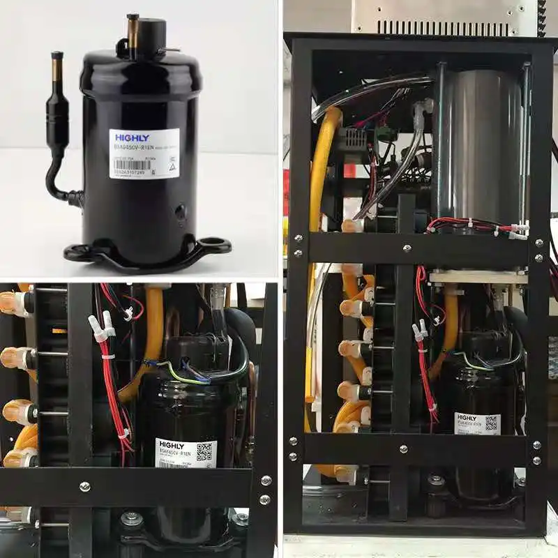 Компрессор лазера диода охлаждая: компрессор высокой мощности 600 w охлаждая для пользы машины удаления волос лазера диода