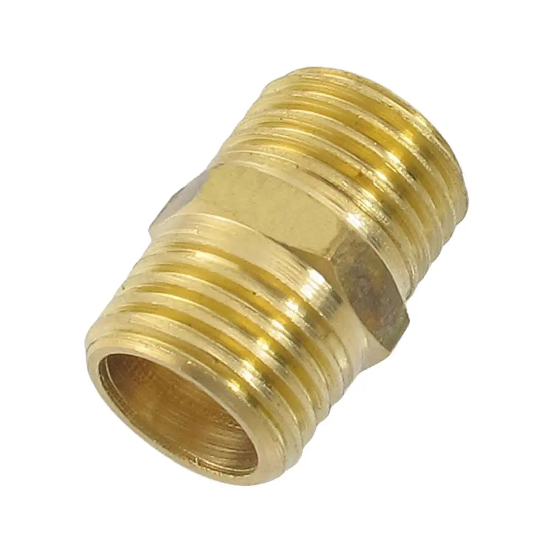 Hot Straight Connector Solid Brass PT Male Thread Water Hose Pipe