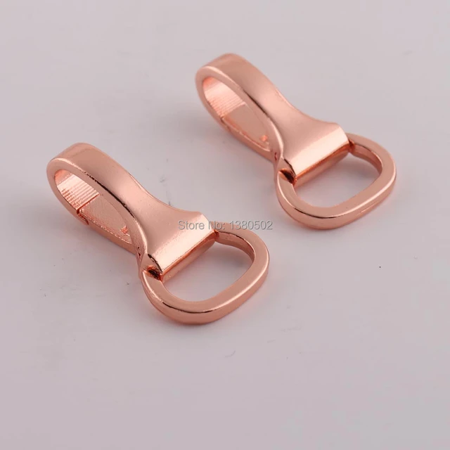 10pcs/lot Rose Gold Color Clip Buckle metal Snap Hook key Chain for Ribbon  bag accessories - AliExpress