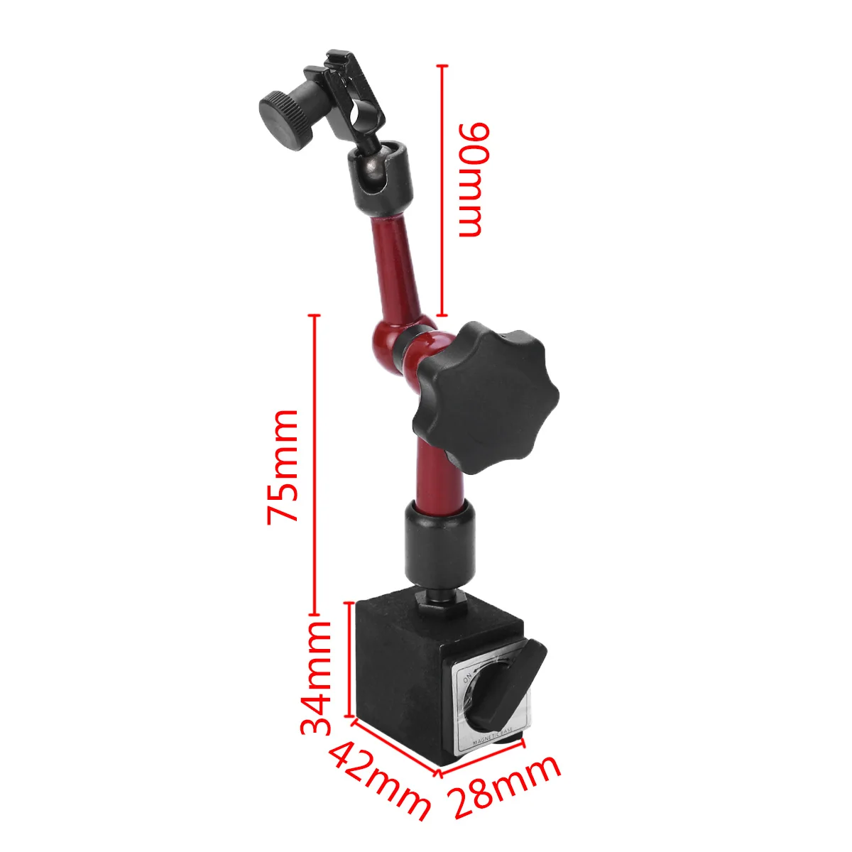 Высокоточный индикатор, вращающийся магнитный стенд, базовый держатель, механический универсальный металлический циферблат, измерительный прибор с переключателем ВКЛ/ВЫКЛ