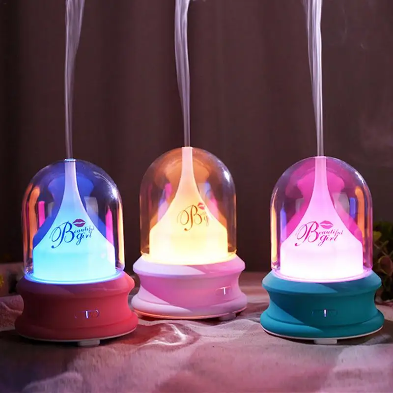 

USB Home Office Streamer Bottle Aromatherapy Machine Humidifier LED Atmosphere Light