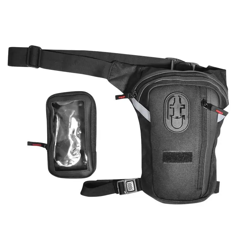 

Motorcycle Leg Bag Waist Pack Waterproof Adjustable Oxford Cloth Riding Travel Large Capacity Wear-resistant Night Reflection