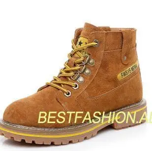 

autumn and winter new retro ladies Martin boots leather women's boots Ankle flat boots Botas mujer