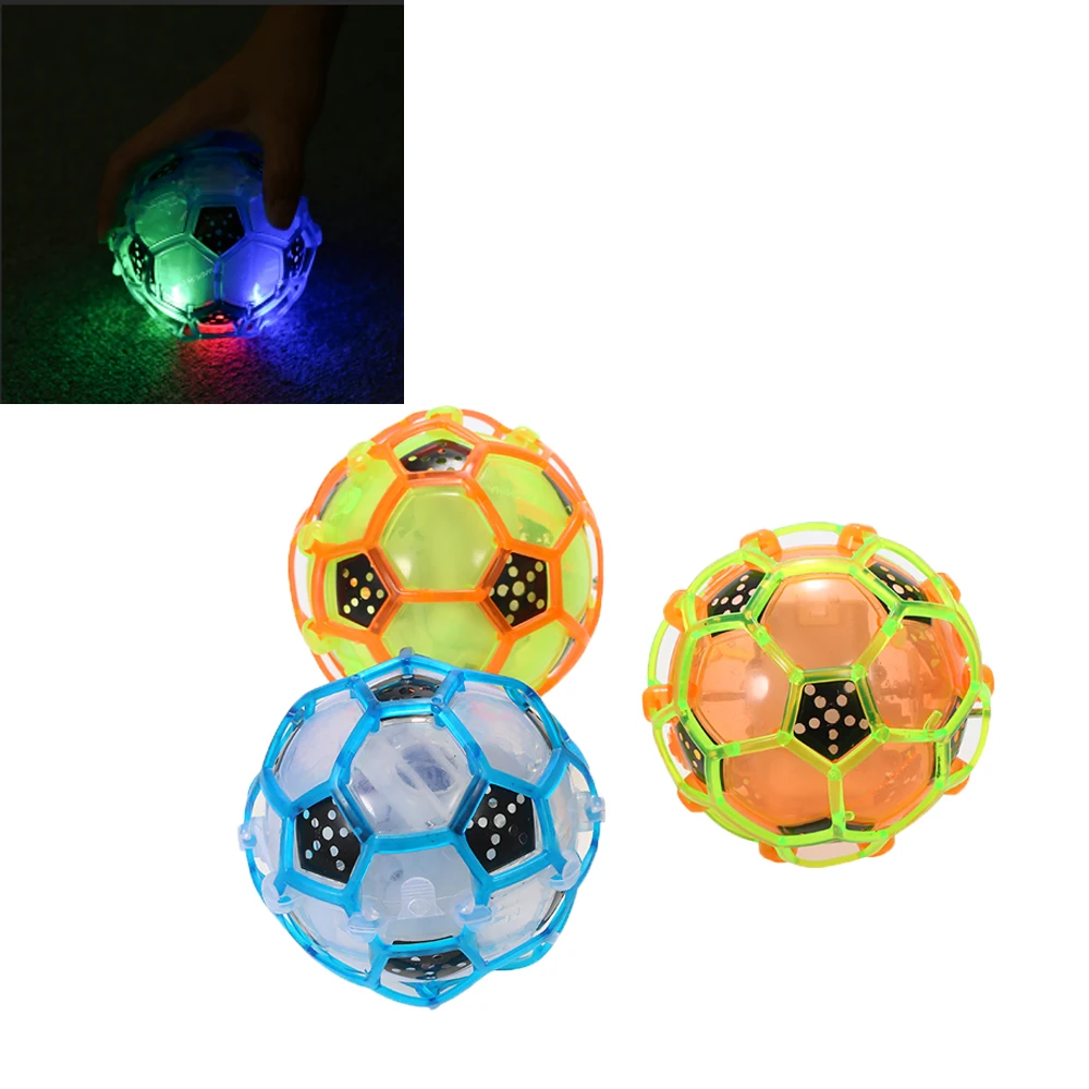 

LED Jumping Joggle Sound Ball Dancing Music Football Toys Electric Flashing Light Bouncing Soccer For kids Ball