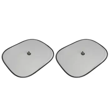 

2pcs Car Sun Shade Front Rear UV Protection Car Curtain Window Sunshade Side Window Mesh Sun Visor Summer Protection Window Film