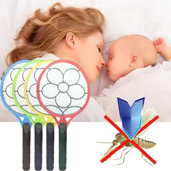 

Hand Racket Pest Rodent Repeller Electric/2 AA batteries Shock Mosquito Killing Swatter Zapper Anti Mosquito Fly Killer