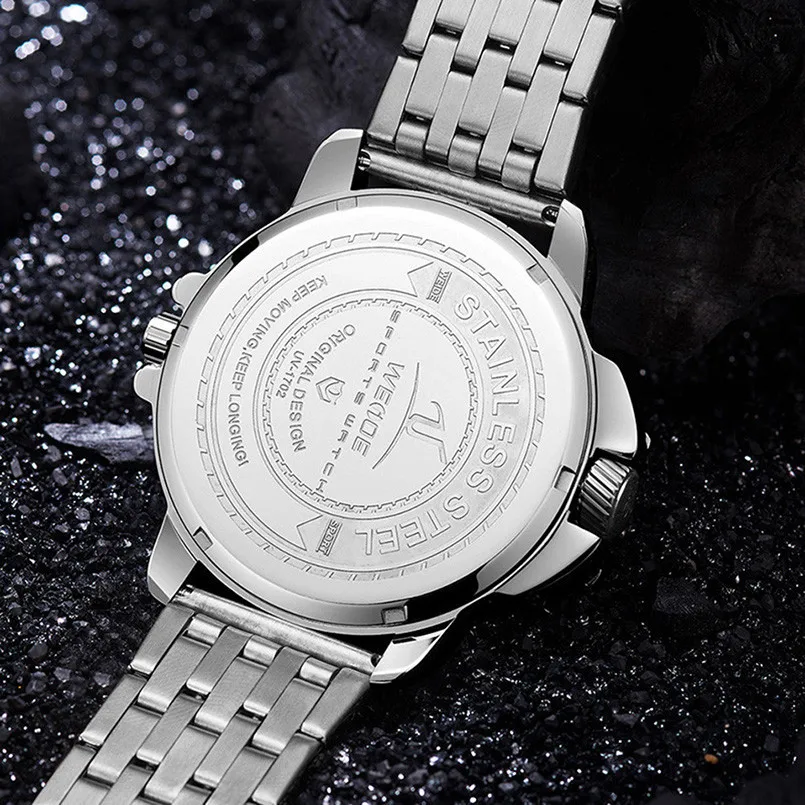 WEIDE Men Sports Watches Military Strap White Dial Quartz Movement Analog Male Clock Wristwatches UV1702 Relogio Masculino      