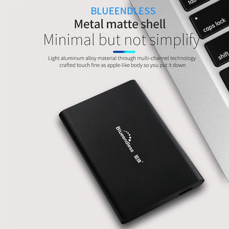Внешний жесткий диск Blueendless металлический 2 5 дюймовый Sata Hdd Usb 3 0 Ssd Hd