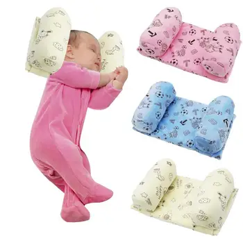 

Newborn Baby Lateral Pillow Adjusted Head Sleep Soft Cotton Core pillow