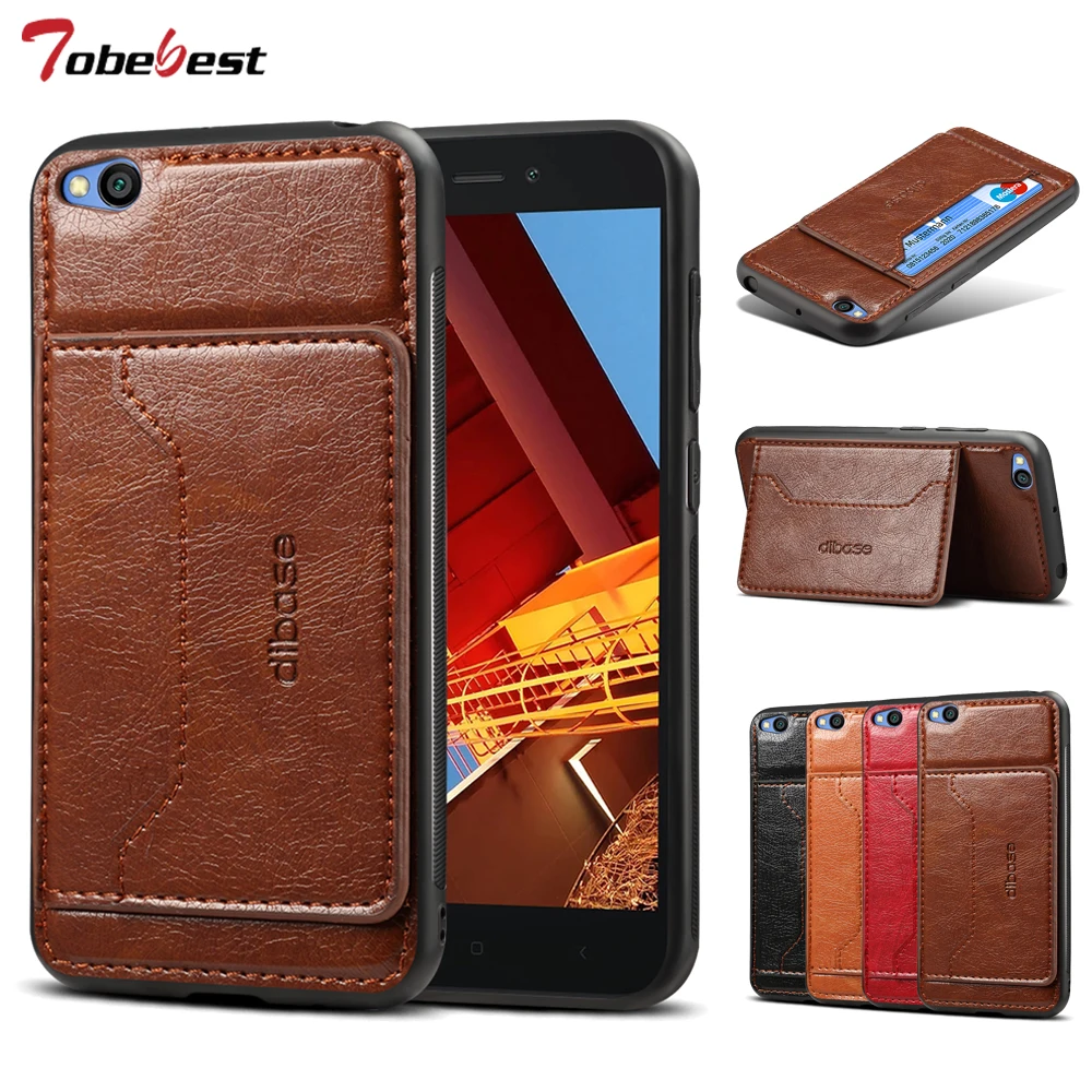 

Luxurious Leather Cases for Xiaomi Redmi Go Phone Case Multi Card Holders Cover for Redmi Go Ultra thin Back Cover
