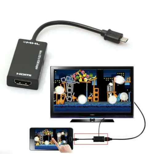 Новый мини микро USB 2 0 MHL к HDMI кабель HD 1080P адаптер конвертер аудио кабели для Samsung