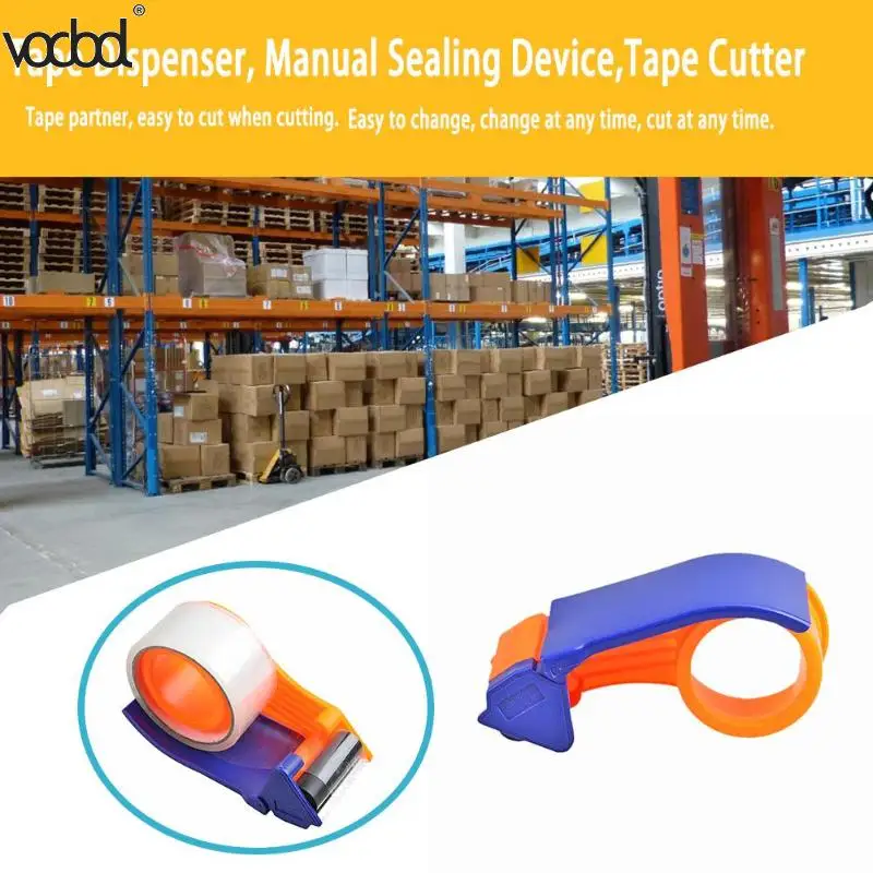 

1pcs Tape Dispenser Manual Sealing Device Tape Cutter Baler Carton Sealer Width 48mm Packager Cutting Machine DropShipping