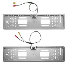 Водонепроницаемый Европейский автомобильный номерной знак рамка светодиодный резервная камера автомобильный номерной знак держатель кронштейн для парковки заднего вида