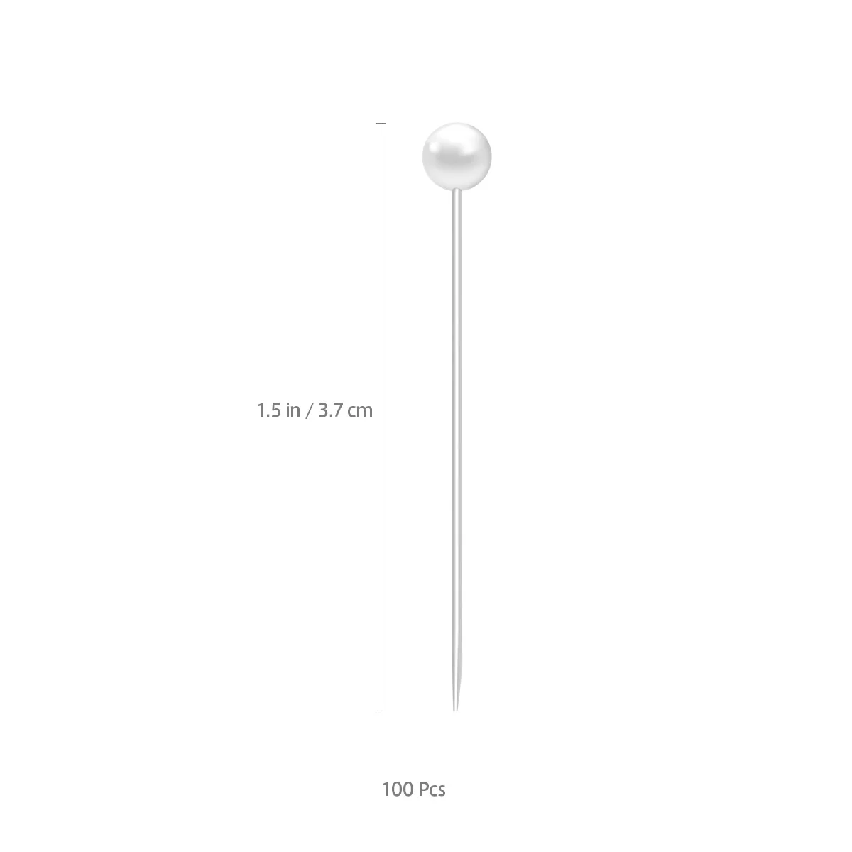 

100PCS/lot Pearlized Pins Straight Ball Head Push Pins Map Tacks Head Pins for Home Fabric Marking Office Crafts DIY Sewing